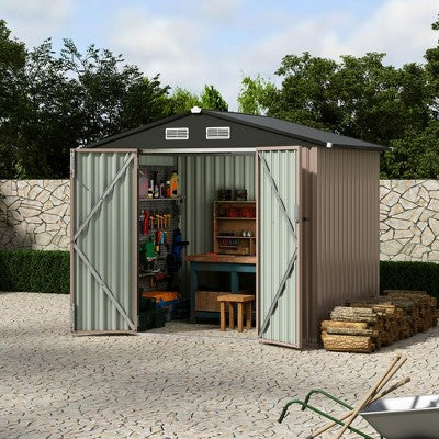 Weather-Ready Outdoor Storage Shed, 2.4 x 1.8 m