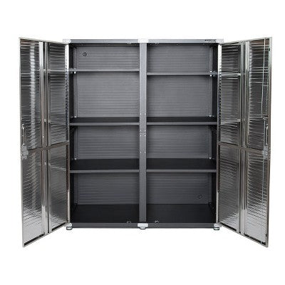 Extra-Wide Metal Storage Cabinet, 152 x 61 x 183 cm