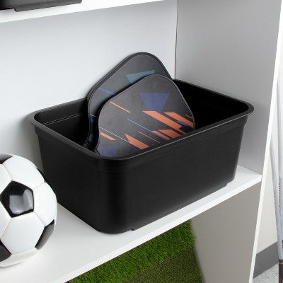 Rugged Stackable Storage Tray, 17L