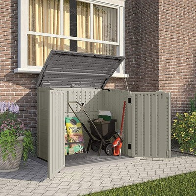 Low-Profile Outdoor Storage Box for Bins, 1 m3