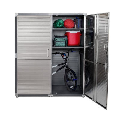 Extra-Wide Metal Storage Cabinet, 152 x 61 x 183 cm
