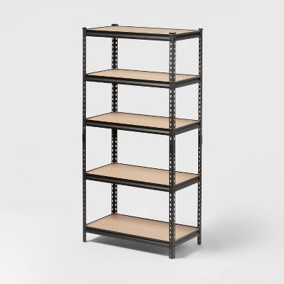 Boltless 5-Tier Steel Shelving Unit, 180 cm